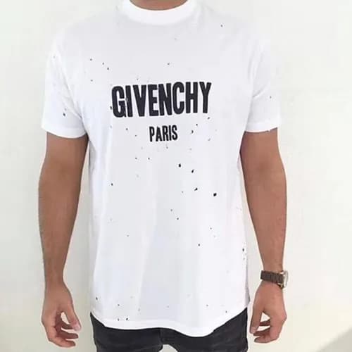 Givenchy 2019 Mm/Wm Logo Oversize Cotton Short Sle… - 1