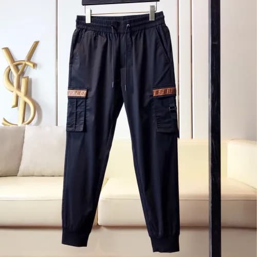 Fendi 2019 Mens Casual Logo Training Pants - 펜디 남… - 1