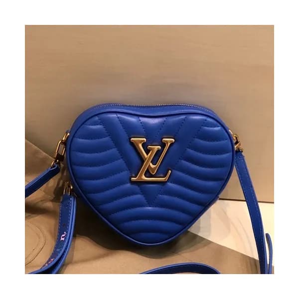 Louis Vuitton 2019 Leather New Wave Heart Shouder … - 1