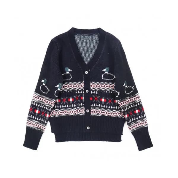 Thom Browne 2019 Womens Strap V-neck Cardigan - 톰브… - 1