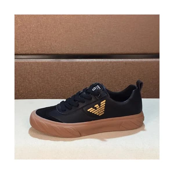 Armani 2019 Mens Leather Sneakers - 알마니 2019 남성용 … - 1
