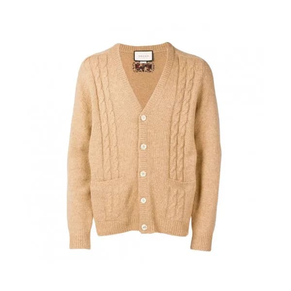 Gucci 2019 Mens Logo Basic Knit Cardigan - 구찌 2019… - 1