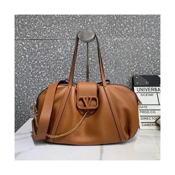 Valentino 2019 Leather Vsling Small Tote Shoudler … - 1