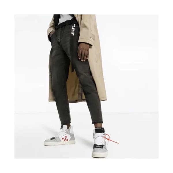 Off-White 2019 Mens Logo Denim Pants - 오프화이트 2019 … - 1
