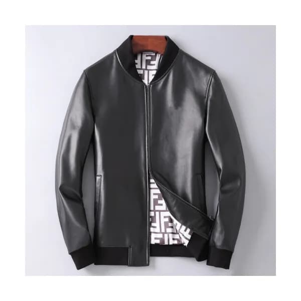 Fendi 2019 Mens Casual Leather Jacket - 펜디 2019 남성… - 1