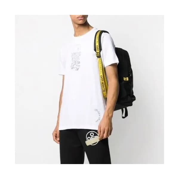 Off-white 2019 Mm/Wm Printing Logo Crew - neck Cot… - 1