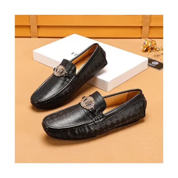 Versace 2019 Mens Leather Loafer - 베르사체 2019 남성용 … - 1