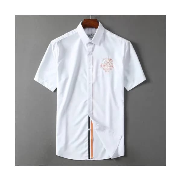 [에르메스]Hermes 2020 Mens Classic Silket Short Sleeve… - 1