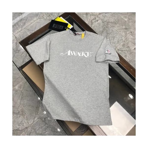 [매장판]Moncler 2020 Mens Logo Silket Crew-neck Short… - 1