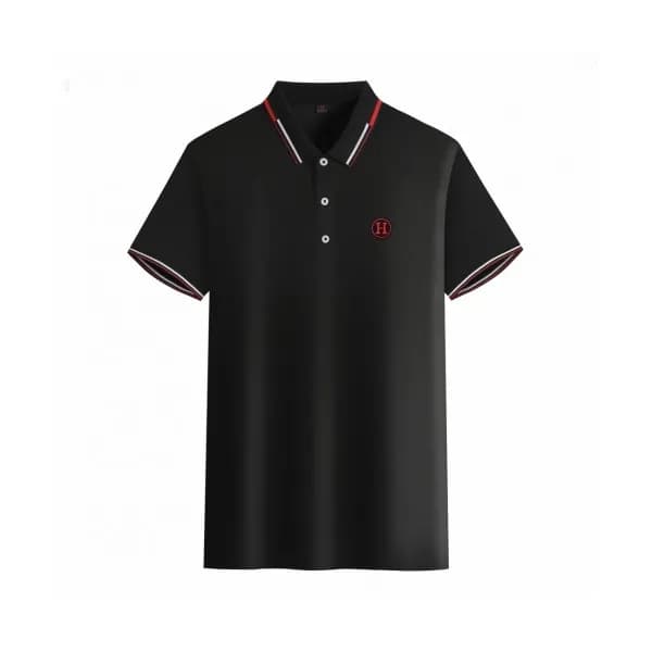[에르메스]Hermes 2020 Mens Silket Short Sleeved Polo T… - 1