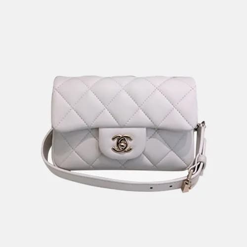 Chanel 2020 Women Leather Hip Sack Belt Bag ,18CM … - 1