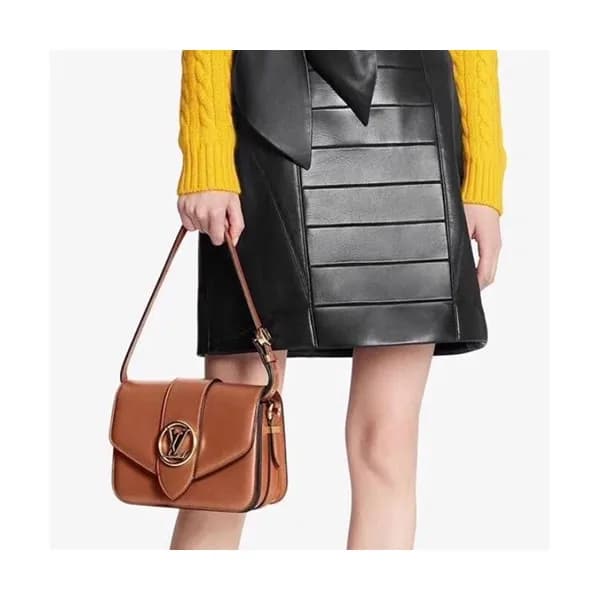 Louis Vuitton 2020 Pont 9 Leather Shoulder Cross B… - 1