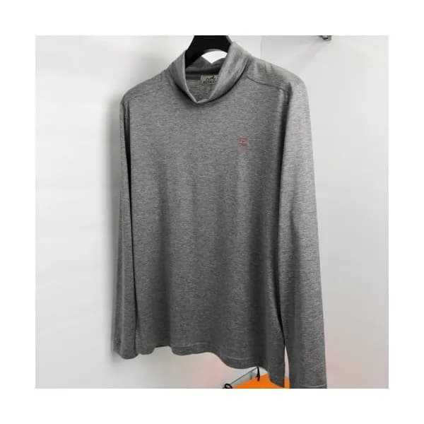 Hermes 2020 Mens Cotton Turtle-neck Tshirt - 에르메스 … - 1