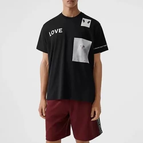 [버버리]Burberry 2020 Mm/Wm Logo Cotton Short Sleeved… - 1