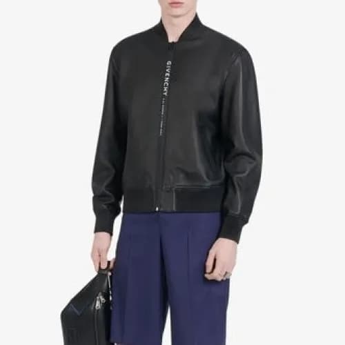 [지방시]Givenchy 2020 Mens Logo Casual Leather Jacket… - 1