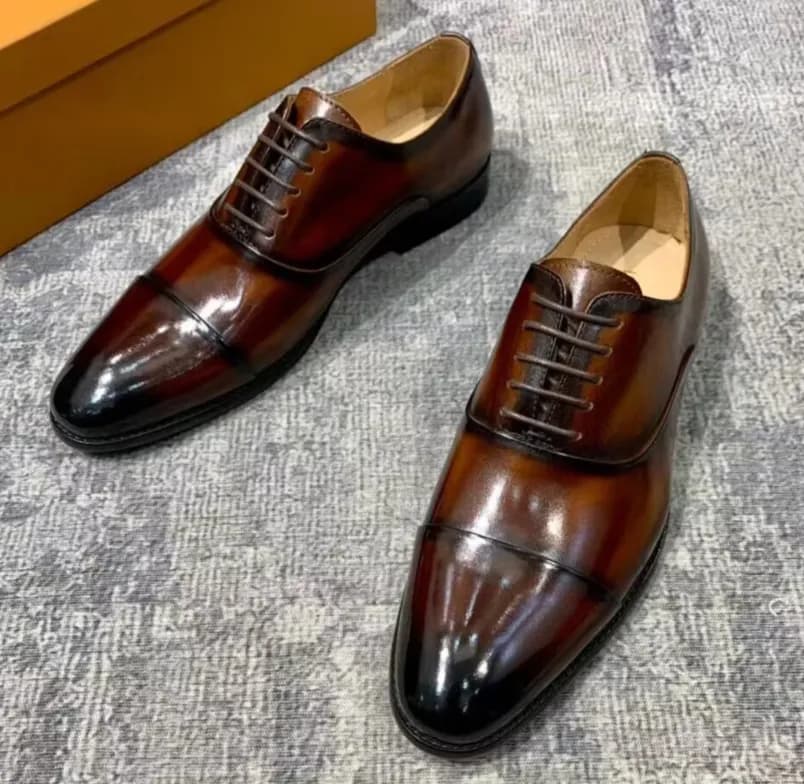 Louis Vuitton 2022 Mens Leather Oxford Shoes - 루이비… - 1