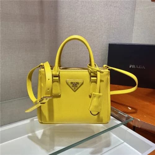 Prada 2020 Women's Leather Mini Tote Shoulder … - 1