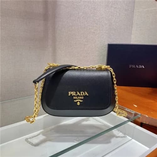 Prada 2020 Women's Leather Shoulder Bag,22cm -… - 1