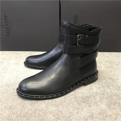 Valentino 2020 Men's Leather Ankle Boots - 발렌티… - 1