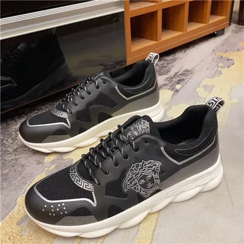 Versace 2021 Men's Leather Sneakers - 베르사체 202… - 1