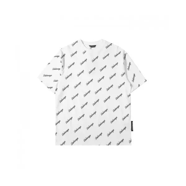 [발렌시아가]Balenciaga 2021 Mm/Wm Logo Cotton Short Sle… - 1