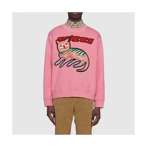 [구찌]Gucci 2021 Mm/Wm Logo Crew-neck Cotton Tshirts… - 1