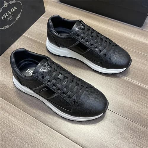 Prada 2021 Men's Leather Sneakers - 프라다 2021 남… - 1