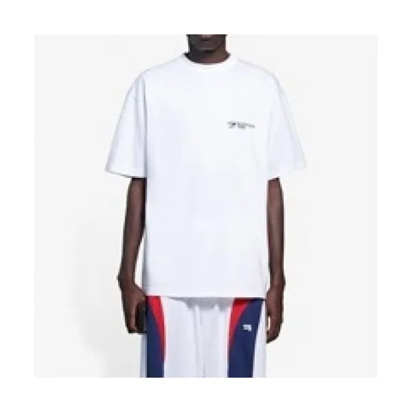 [발렌시아가]Balenciaga 2021 Mm/Wm Logo Cotton Short Sle… - 1