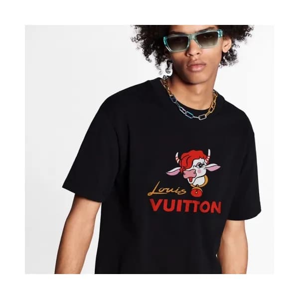 Louis vuitton Mm/Wm Logo Short Sleeved Tshirts Na… - 1