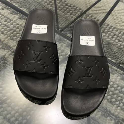 Louis Vuitton 2021 Men's Leatehr Slipper,LOUS2… - 1