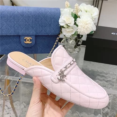 Chanel 2021 Women's Leather Mule,CHAS0607 - 샤넬…