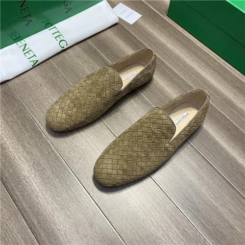Bottega Veneta 2021 Men's Leather Loafer,BVS03… - 1