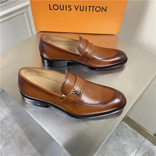 Louis Vuitton 2021 Men's Leather Oxford Shoes,… - 1
