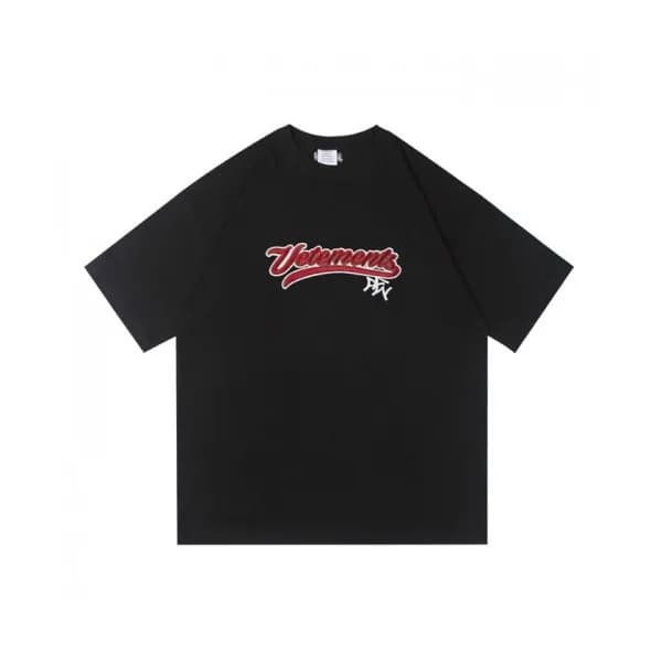 Vetements Mm/Wm Printing Logo Cotton Short Sleeve… - 1