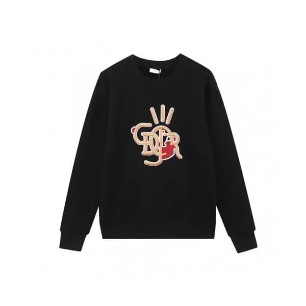 Dior Mens Retro Logo Tshirts Black - 디올 2021 남성 레… - 1