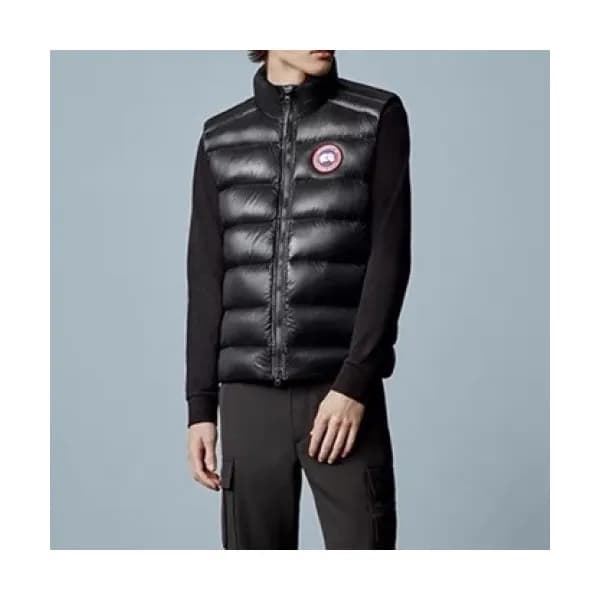 Canada Goose Mens Logo Duck Down Padding Vest - 캐나… - 1