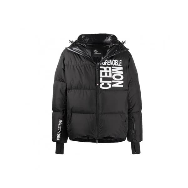 Moncler Mm/Wm Patch Logo Modern Down Padding Blac… - 1