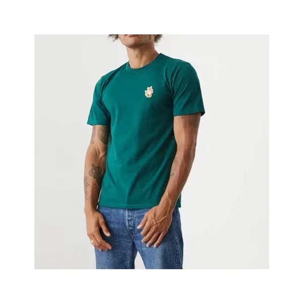 메종 남성 크루넥 그린 반팔티 - Mens Green Tshirts - mei0077x - 1