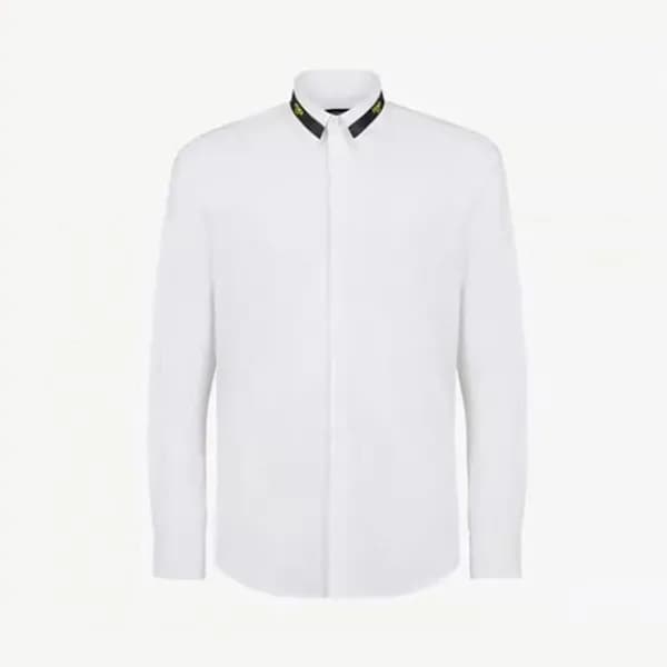 펜디 남성 클래식 화이트 셔츠 - Mens White Tshirts - fen01163x - 1