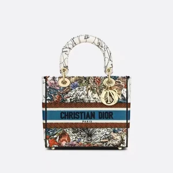디올 여성 레드 레이디 백 - Dior Womens Red Lady Bag - dio181… - 1