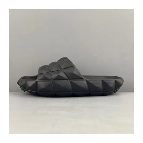 발렌티노 남성 모던 블랙 슬리퍼 - Mens Black Slippers - val0265x - 1