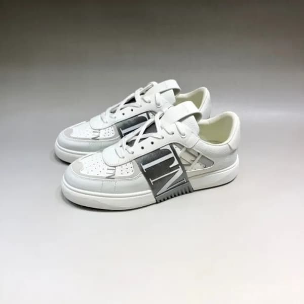 발렌티노 남/녀 Logo 그레이 스니커즈 - Unisex Gray Sneakers - va… - 1