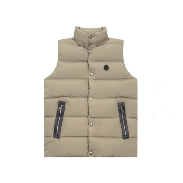 몽클레어 남성 카키 덕다운 베스트 - Moncler Mens Khaki Vest - mo6… - 1