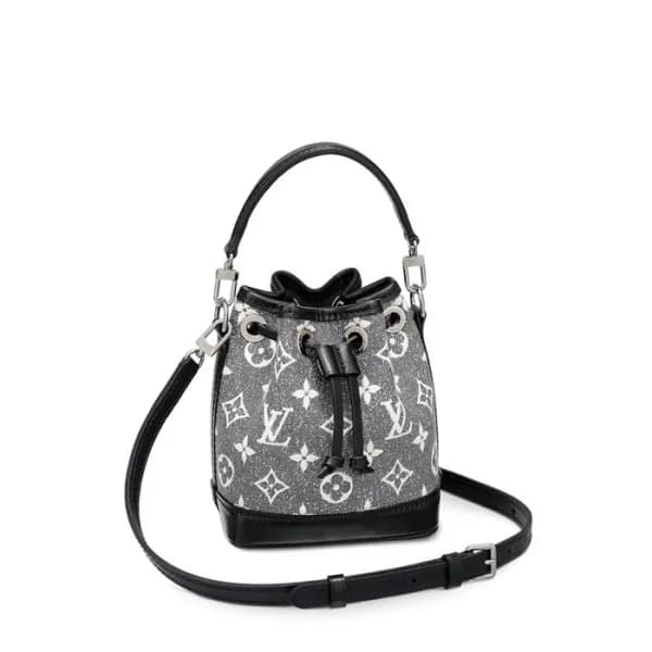 루이비통 여성 블랙 나노 버킷백 - Louis vuitton Womens Black Buc… - 1