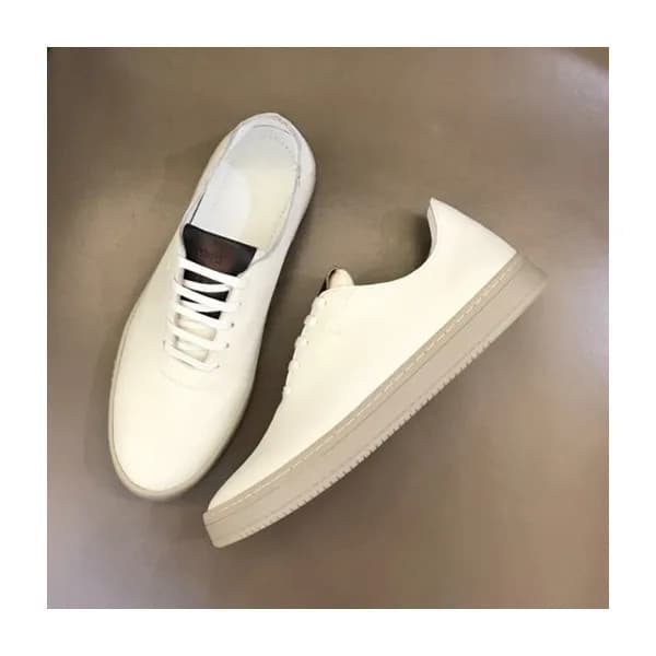벨루티 남성 시그니처 화이트 스니커즈 - Berluti Mens White Sneakers… - 1