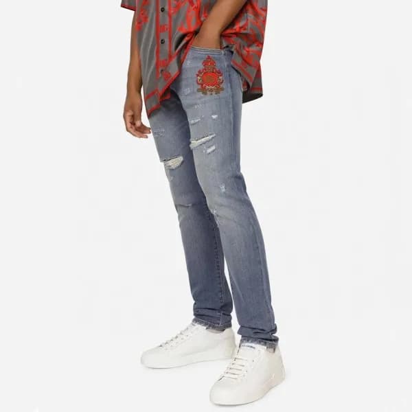 돌체앤가바나 남성 블루 청바지 - Dolce&Gabbana Mens Blue Jeans -… - 1