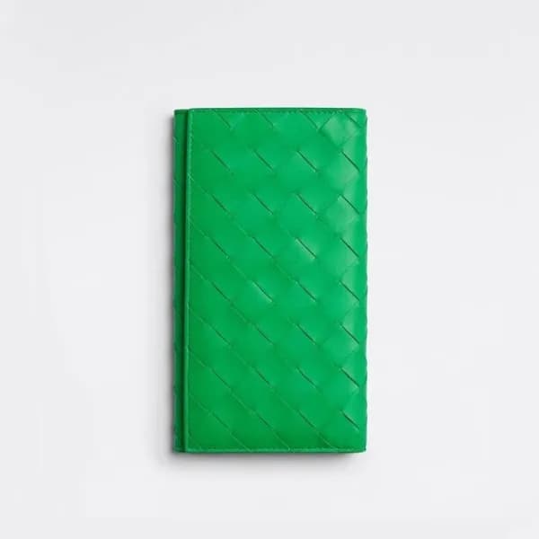 보테가베네타 남성 그린 장지갑 - Bottega Veneta Mens Green Walle… - 1