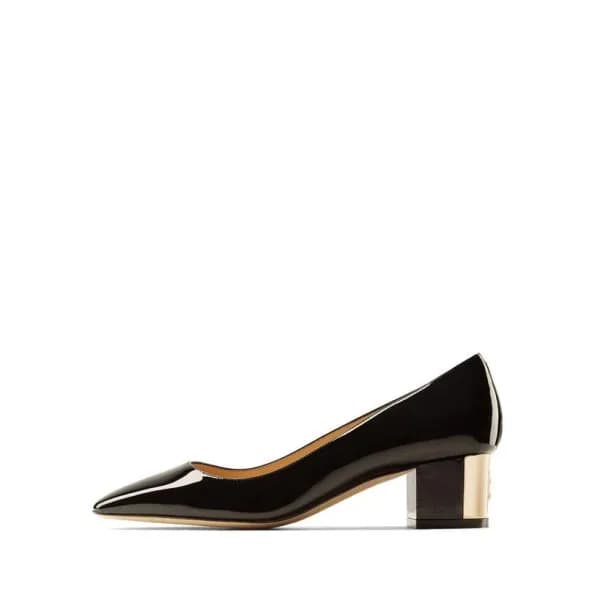 지미츄 여성 블랙 구두 - Jimmy Choo Womens Black Middle-heel… - 1