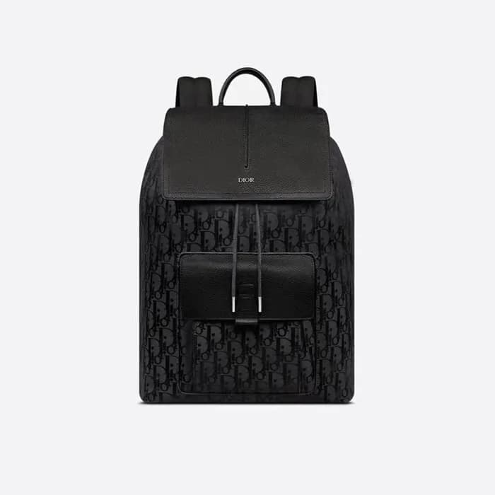 디올 남성 CD 다이아몬드 힛더로드 백팩 【매장-500만원대】 - Dior Mens Bla… - 1