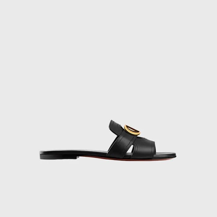 디올 여성 30 몽테인 뮬 【매장-140만원대】 - Dior Womens Black Sli… - 1